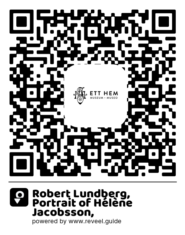 Image of the QR linking to the Robert Lundberg, Portrait of Hélène Jacobsson, 