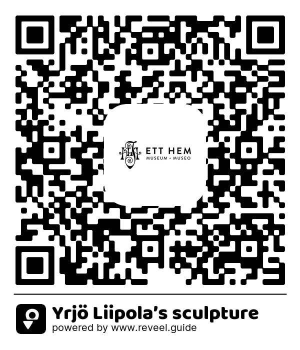 Image of the QR linking to the Yrjö Liipola’s sculpture