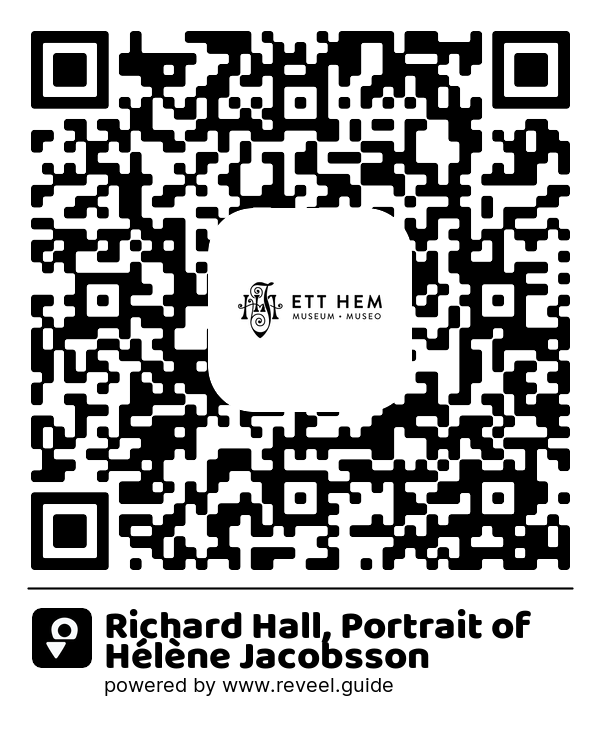 Image of the QR linking to the Richard Hall, Portrait of Hélène Jacobsson