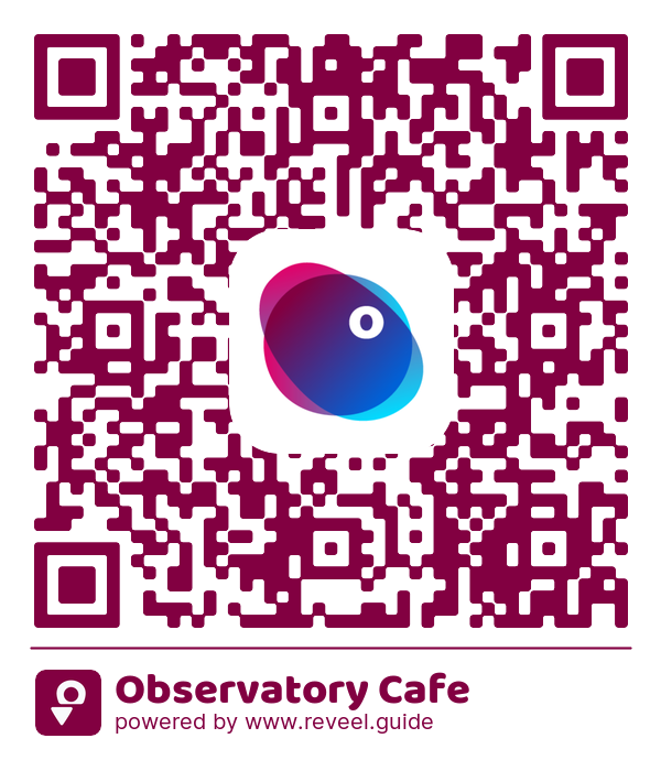 Image of the QR linking to the Observatory Cafe 