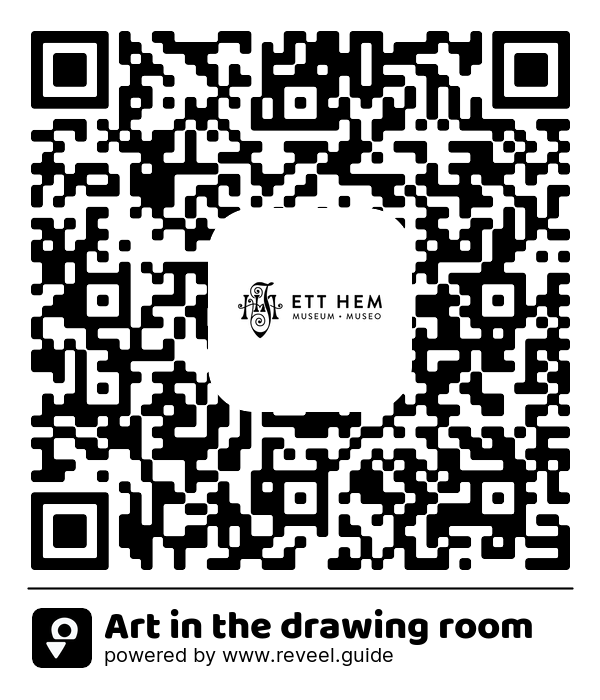 Image of the QR linking to the Art in the drawing room