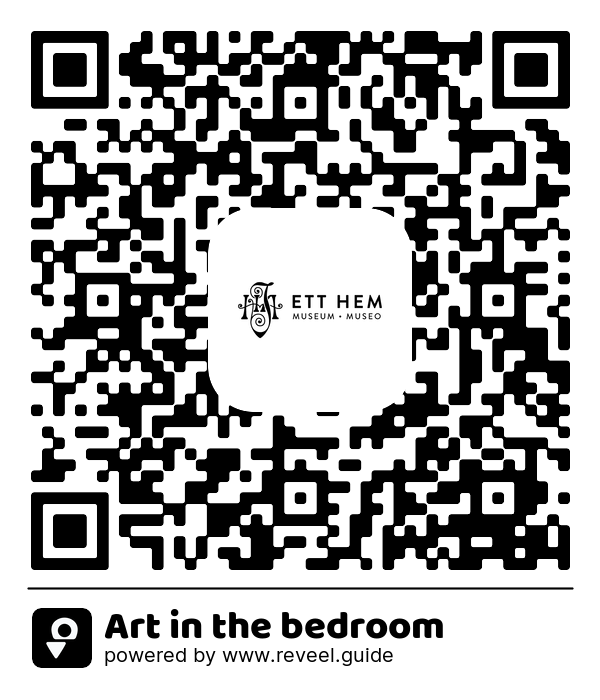 Image of the QR linking to the Art in the bedroom