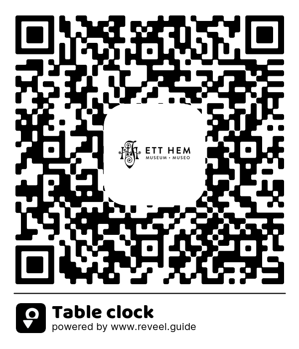 Image of the QR linking to the Table clock