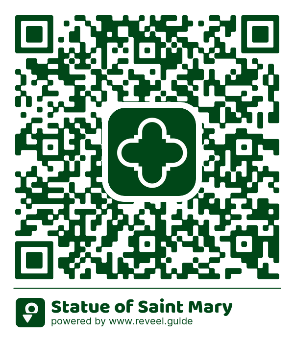 Image of the QR linking to the Statue of Saint Mary