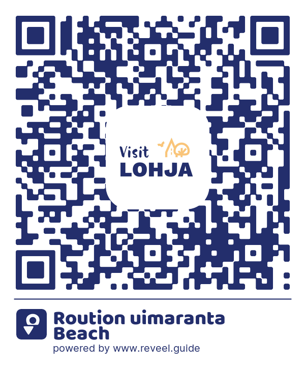 Image of the QR linking to the Roution uimaranta Beach 