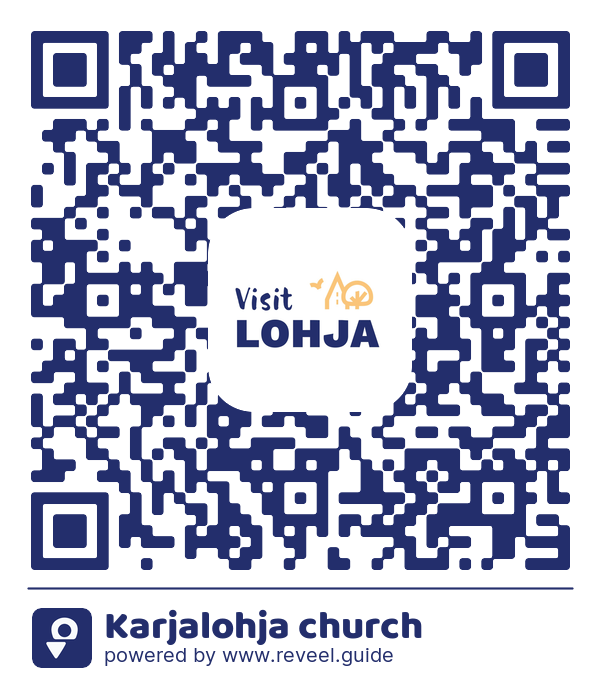 Image of the QR linking to the Karjalohja church