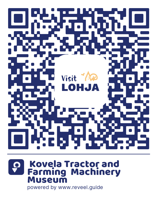 Image of the QR linking to the Kovela Tractor and Farming Machinery Museum
