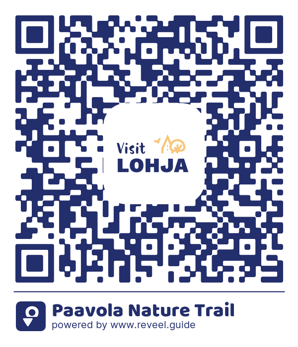 Image of the QR linking to the Paavola Nature Trail