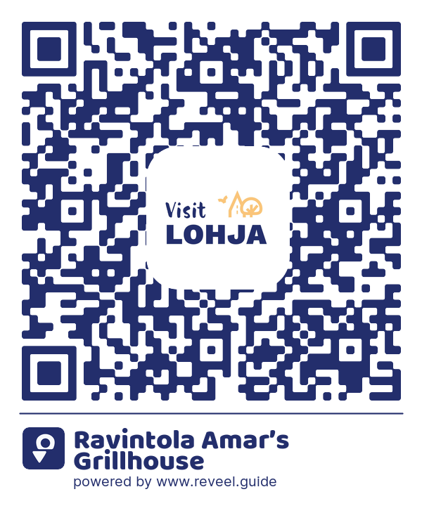 Image of the QR linking to the Ravintola Amar’s Grillhouse