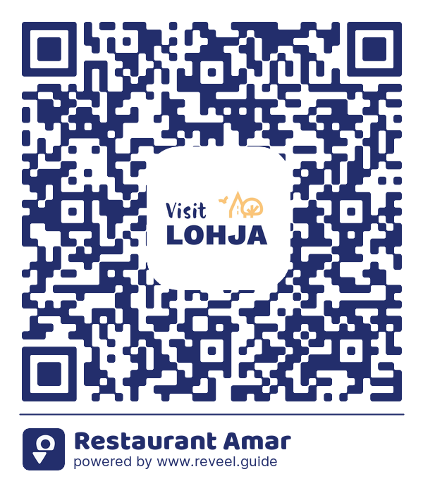 Image of the QR linking to the Restaurant Amar