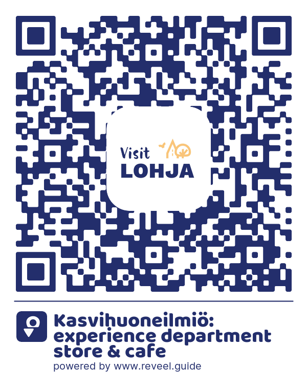 Image of the QR linking to the Kasvihuoneilmiö: experience department store & cafe