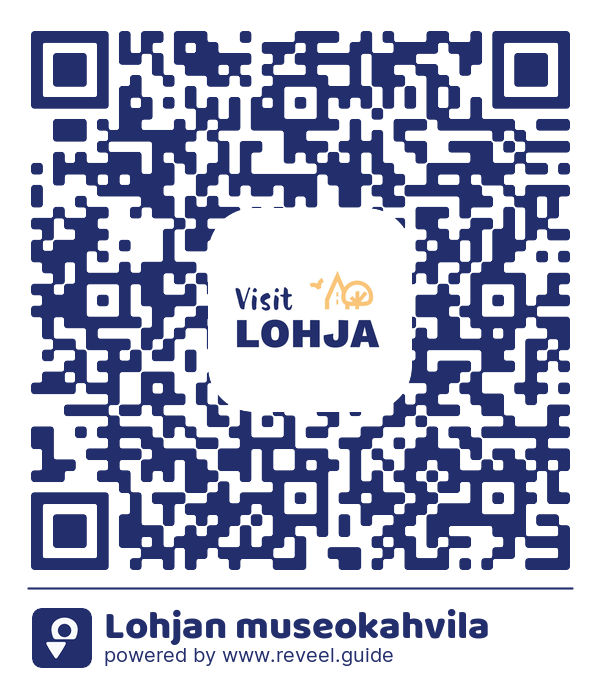 Image of the QR linking to the Lohjan museokahvila