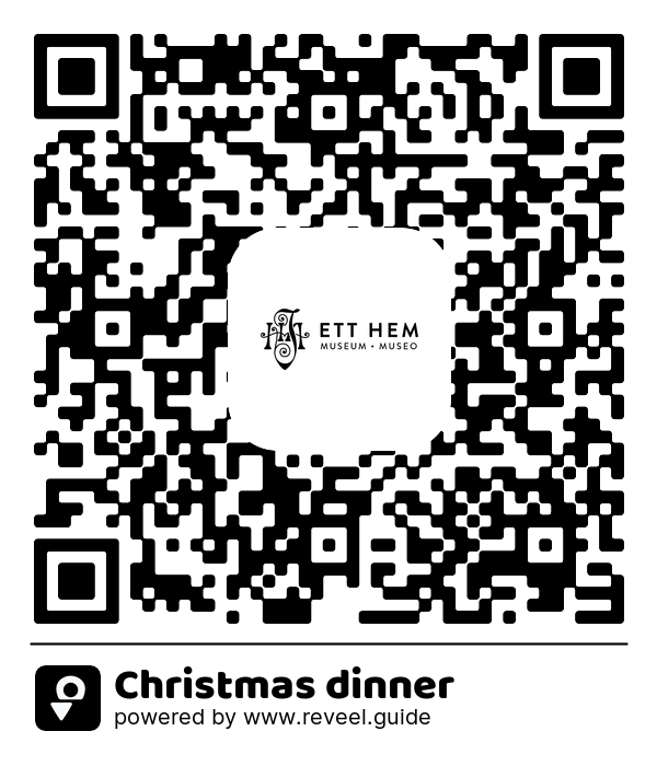 Image of the QR linking to the Christmas dinner