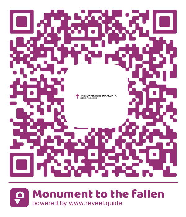 Image of the QR linking to the Monument to the fallen