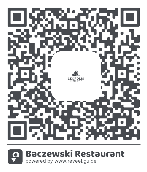 Image of the QR linking to the Baczewski Restaurant