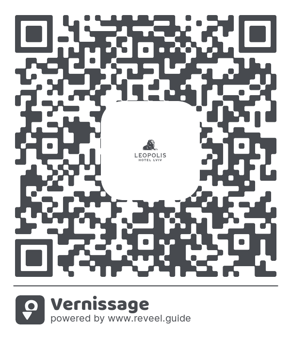 Image of the QR linking to the Vernissage