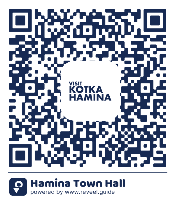 Image of the QR linking to the Hamina Town Hall