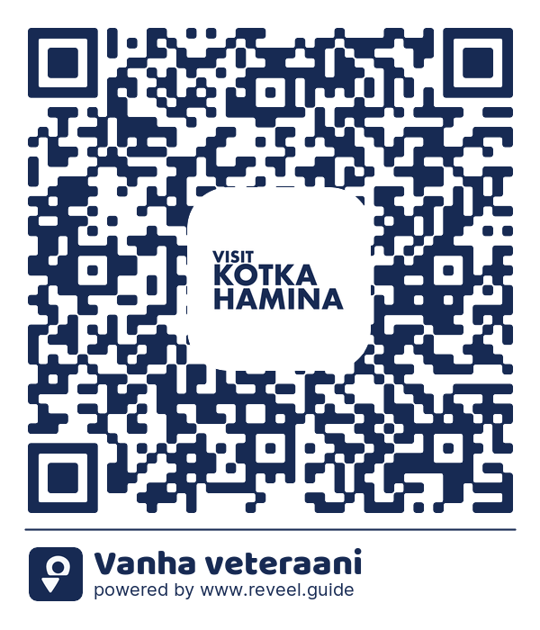 Image of the QR linking to the Vanha veteraani