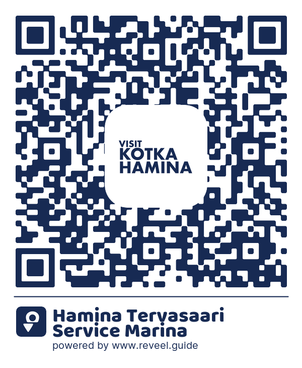 Image of the QR linking to the Hamina Tervasaari Service Marina