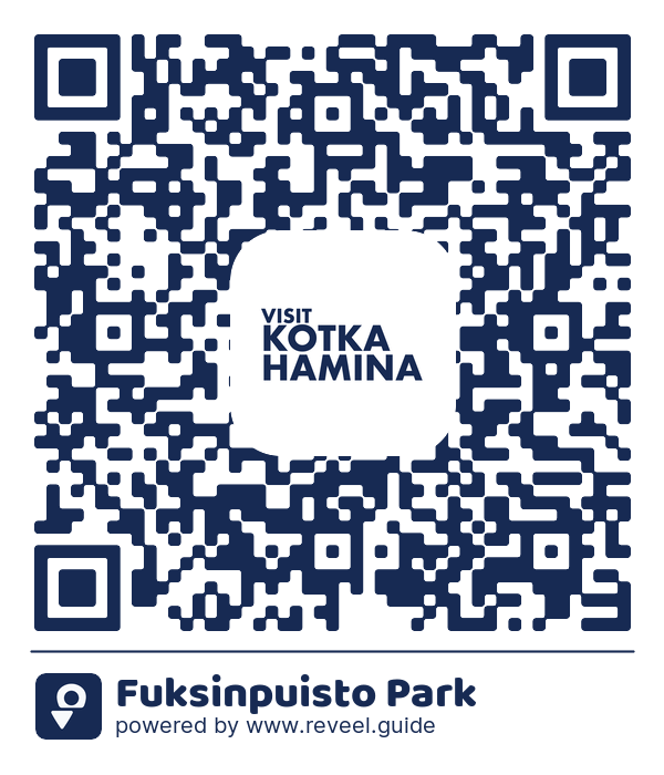Image of the QR linking to the Fuksinpuisto Park