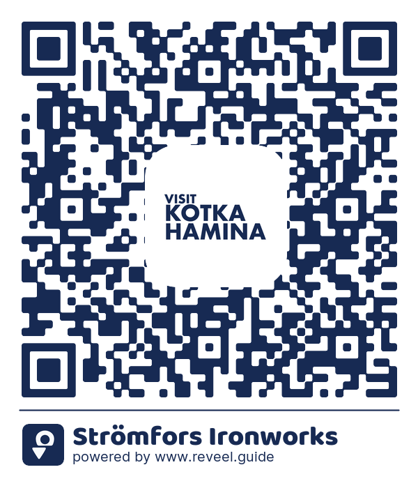 Image of the QR linking to the Strömfors Ironworks