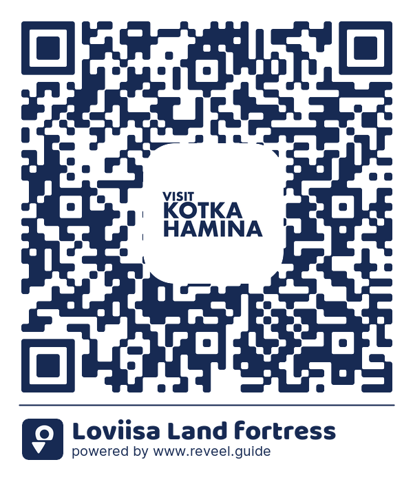 Image of the QR linking to the Loviisa fortress