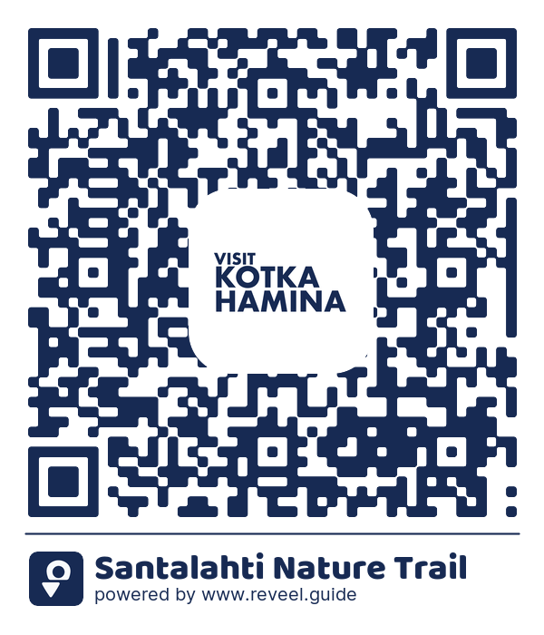 Image of the QR linking to the Santalahti Nature Trail