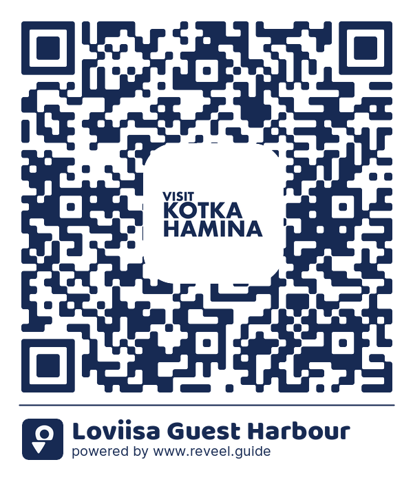 Image of the QR linking to the Loviisa Guest Harbour