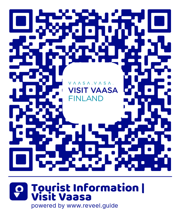 Image of the QR linking to the Tourist Information | Visit Vaasa