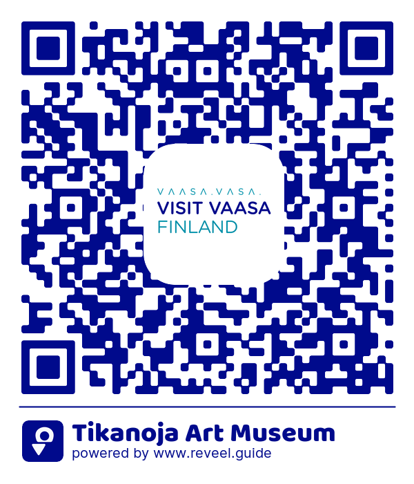 Image of the QR linking to the Tikanoja Art Museum