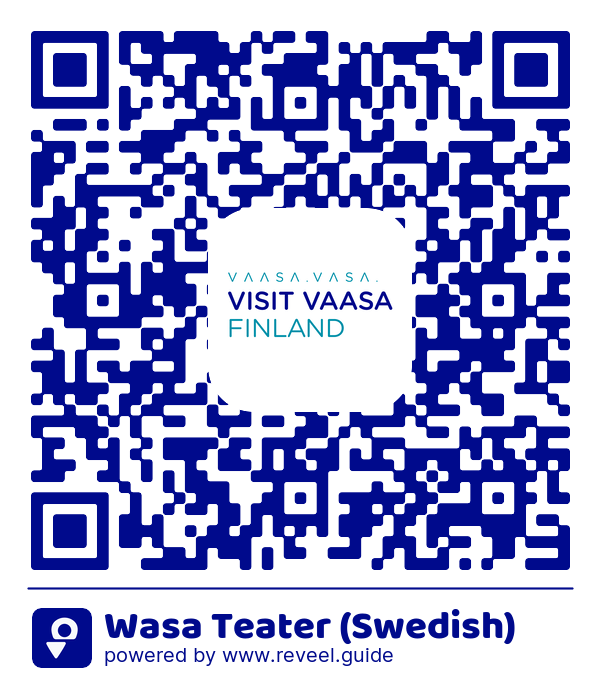 Image of the QR linking to the Wasa Teater (Swedish)