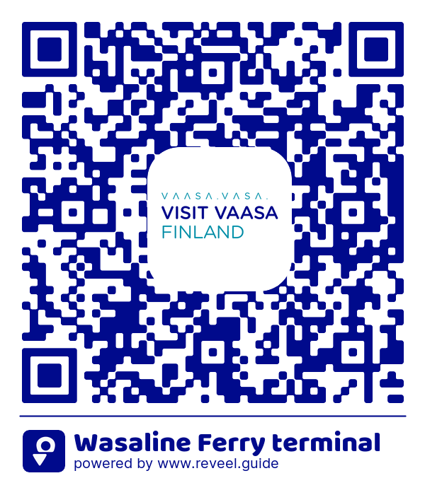Image of the QR linking to the Wasaline Ferry terminal