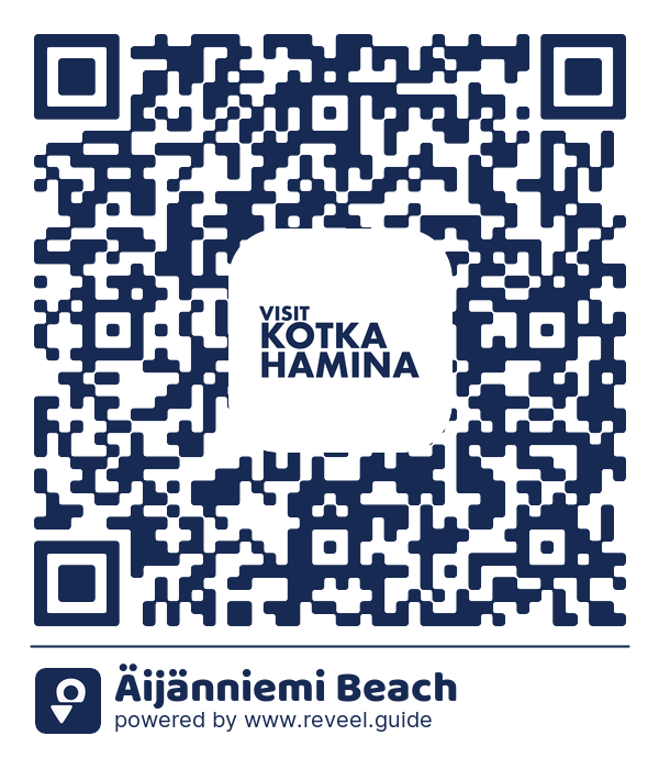 Image of the QR linking to the Äijänniemi Beach