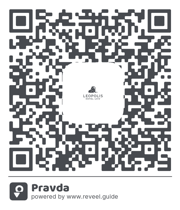 Image of the QR linking to the Pravda