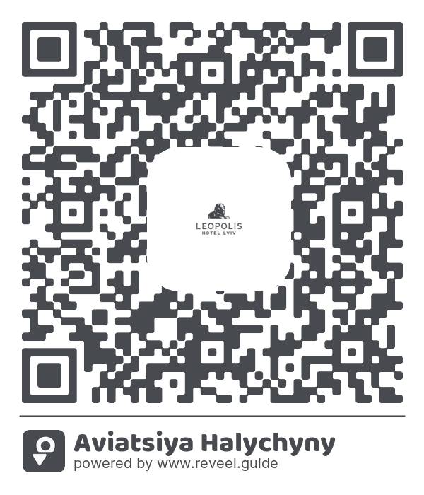Image of the QR linking to the Aviatsiya Halychyny