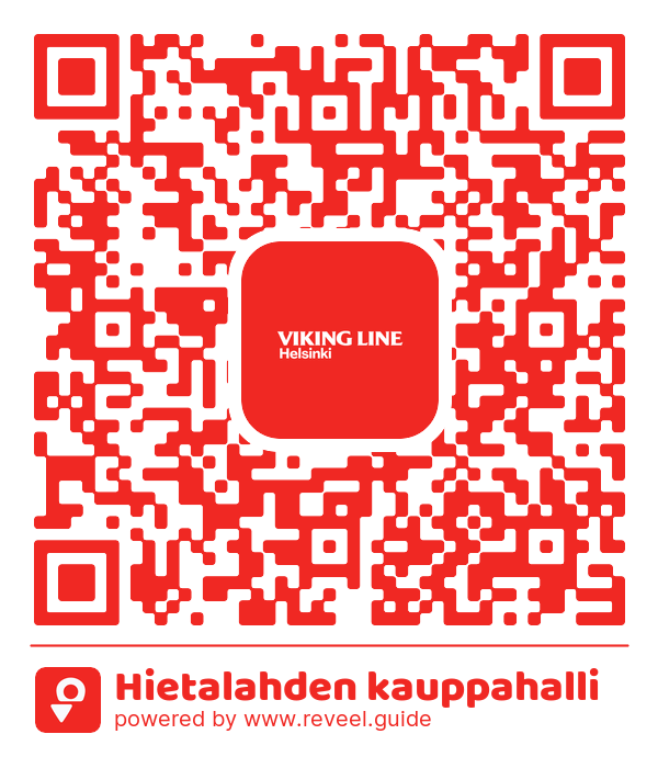 Image of the QR linking to the Hietalahden kauppahalli