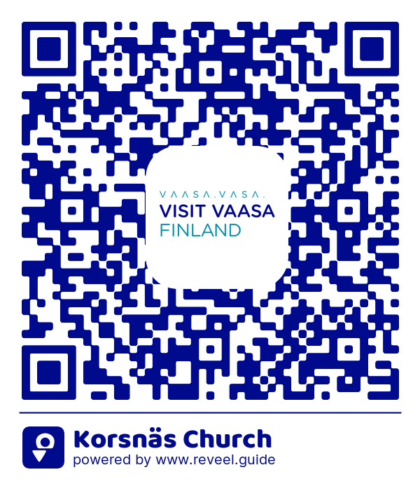 Image of the QR linking to the Korsnäs Church