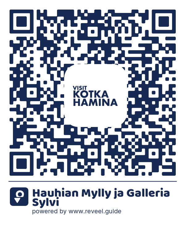 Image of the QR linking to the Hauhian Mylly ja Galleria Sylvi