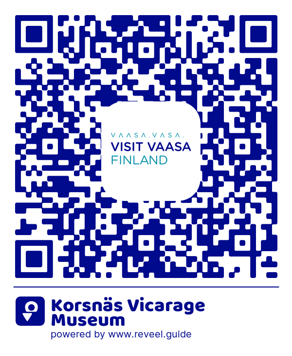 Image of the QR linking to the Korsnäs Vicarage Museum