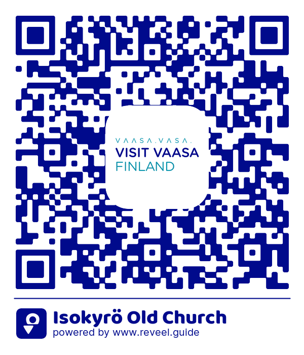 Image of the QR linking to the Isokyrö Old Church