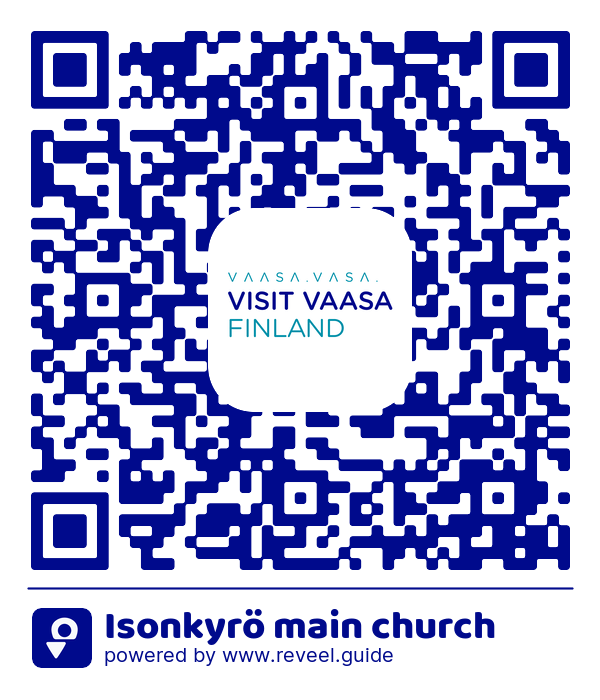 Image of the QR linking to the Isonkyrö main church