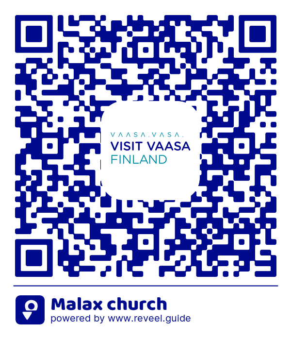 Image of the QR linking to the Malax church