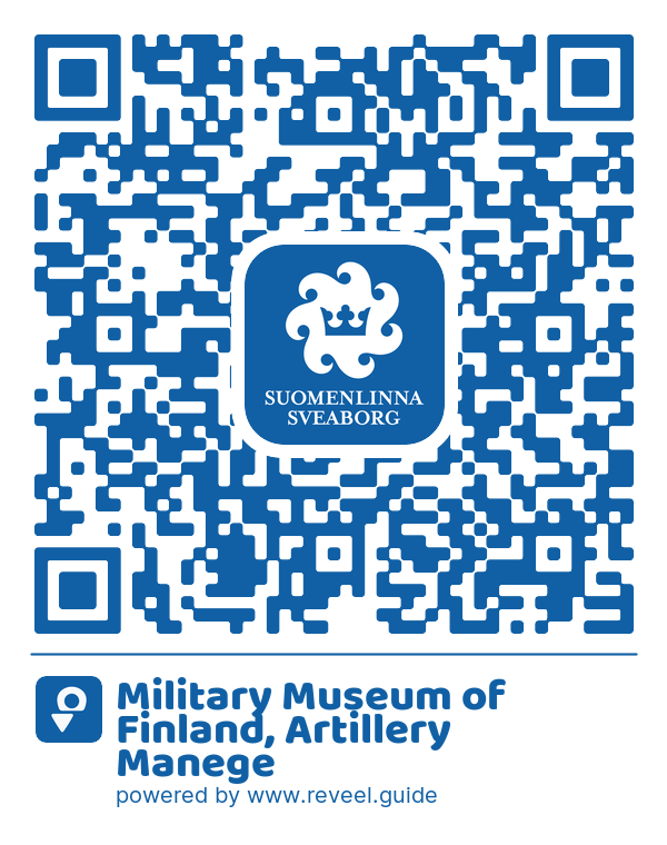 Image of the QR linking to the Sotamuseon Maneesi