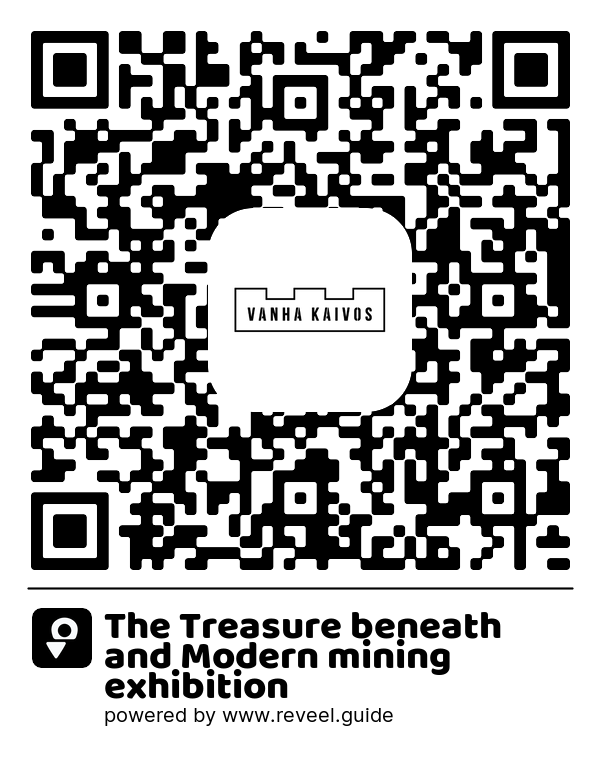 Image of the QR linking to the The Treasure beneath and Modern mining exhibition