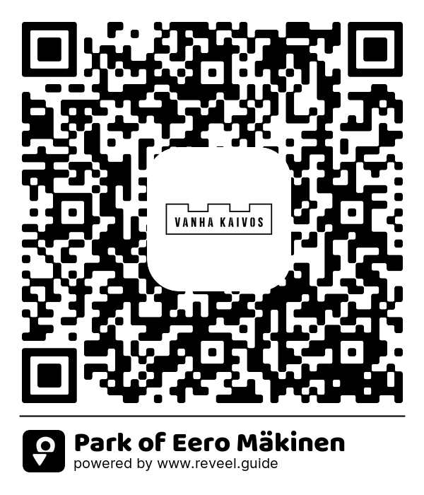 Image of the QR linking to the Park of Eero Mäkinen