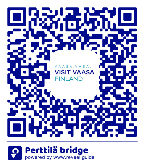 Image of the QR linking to the Perttilä bridge