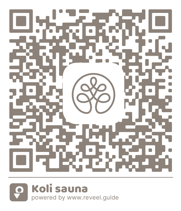 Image of the QR linking to the Koli sauna