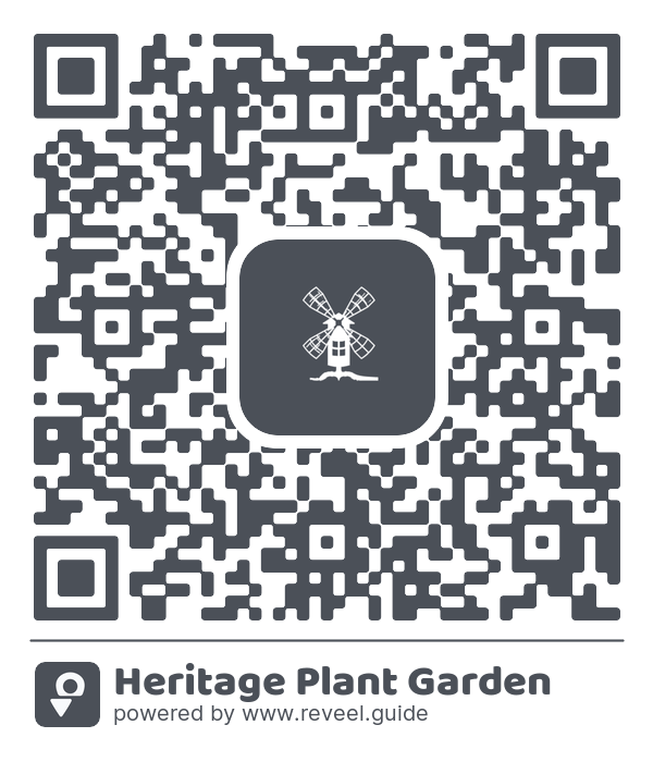 Image of the QR linking to the Heritage Plant Garden