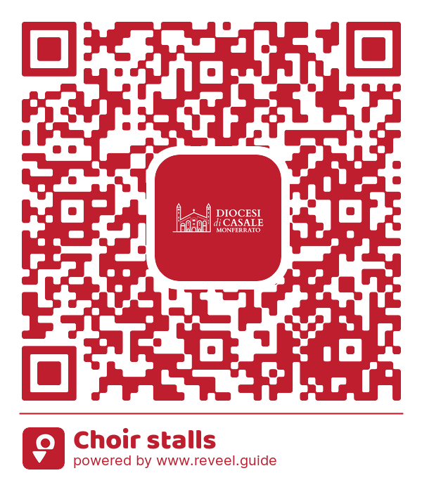 Image of the QR linking to the Choir stalls