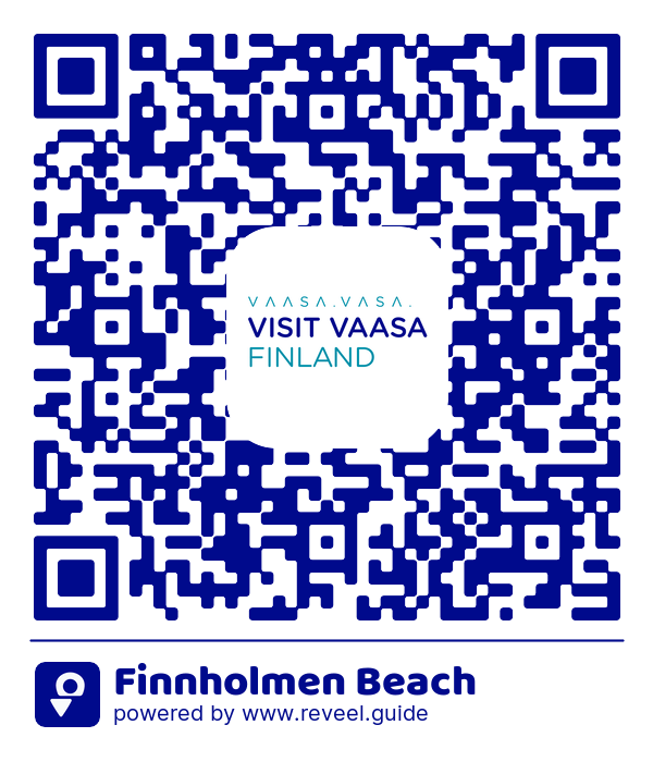 Image of the QR linking to the Finnholmen Beach